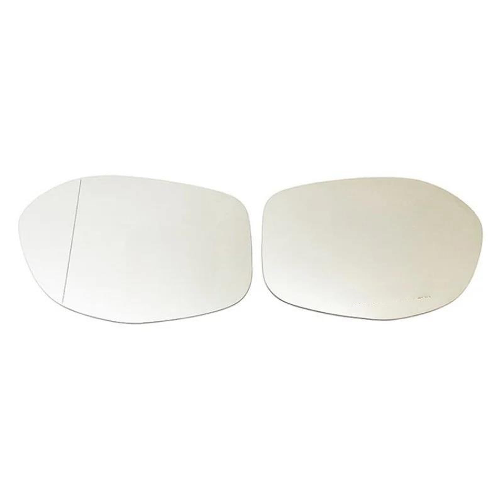 Spiegelglas Ersatz Für Odyssey 2014 2016 2017 76253-TK8-A51 76203-TK8-A51 Auto Beheizte Spiegel Glas Heizung Rückspiegel Weiß Auto Spiegelglas(A pair) von YSFIFHSKFH
