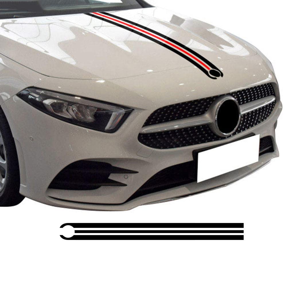 Motorhaubenstreifen Motorhaube Aufkleber Motorhaubenaufkleber,für Mercedes Benz AC GLA GLC CLA 45 AMG W176 C117 W204 W205 W203 C63 W212 W211,Autokarosserieaufkleber Motorhaubenstreifen Motorhaube Aufkleber Motorhaubenaufkleber,für Mercedes Benz AC GLA GLC CLA 45 AMG W176 C117 W204 W205 W203 C63 W212 W211,Autokarosserieaufkleber von YSLR