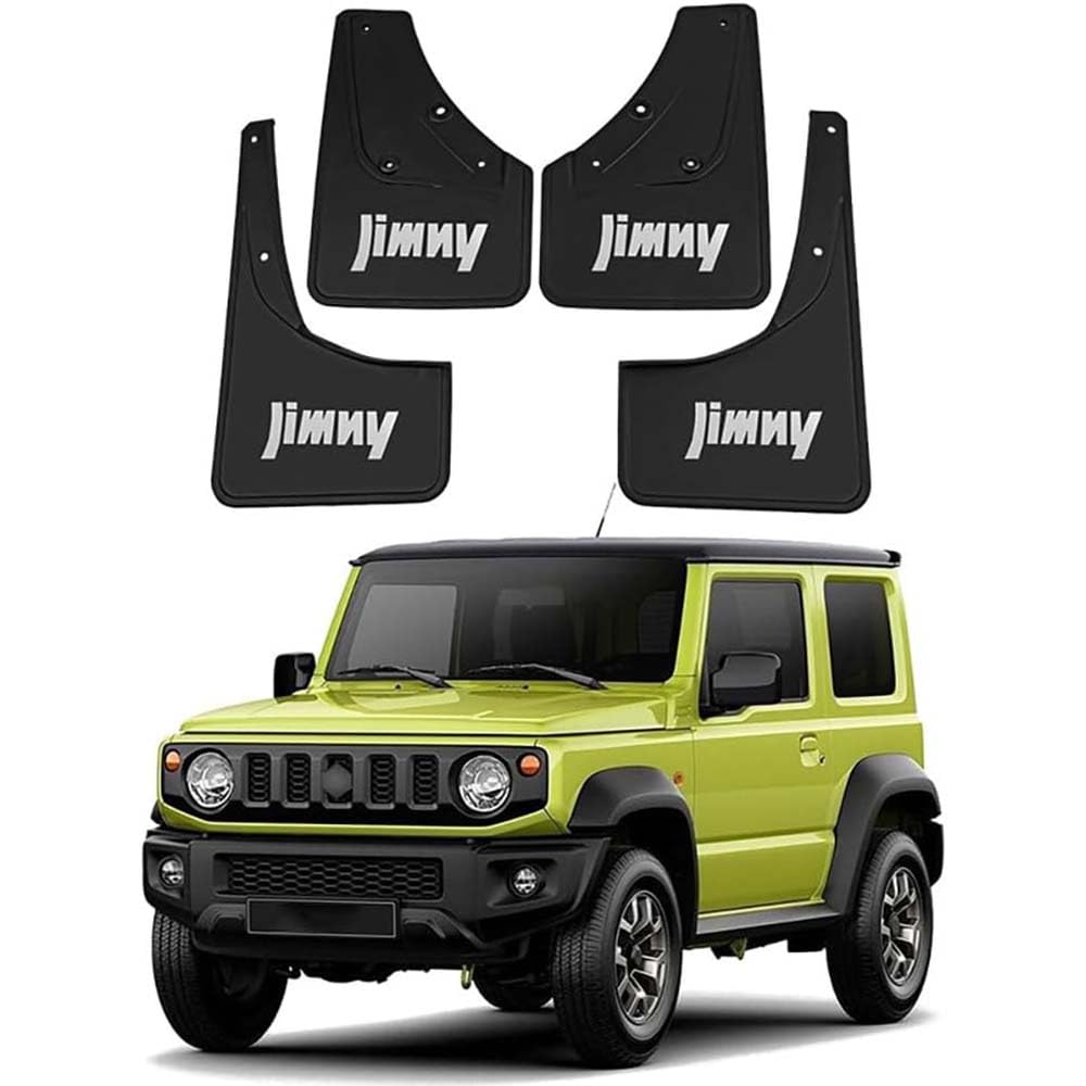 4 Stück Schmutzfänger, für Suzuki Jimny 2019-2023 Vorne Und Hinten KotflüGel Spritzschutz Zubehör Spritzschutz Auto-Styling ZubehöR von YSOLDA