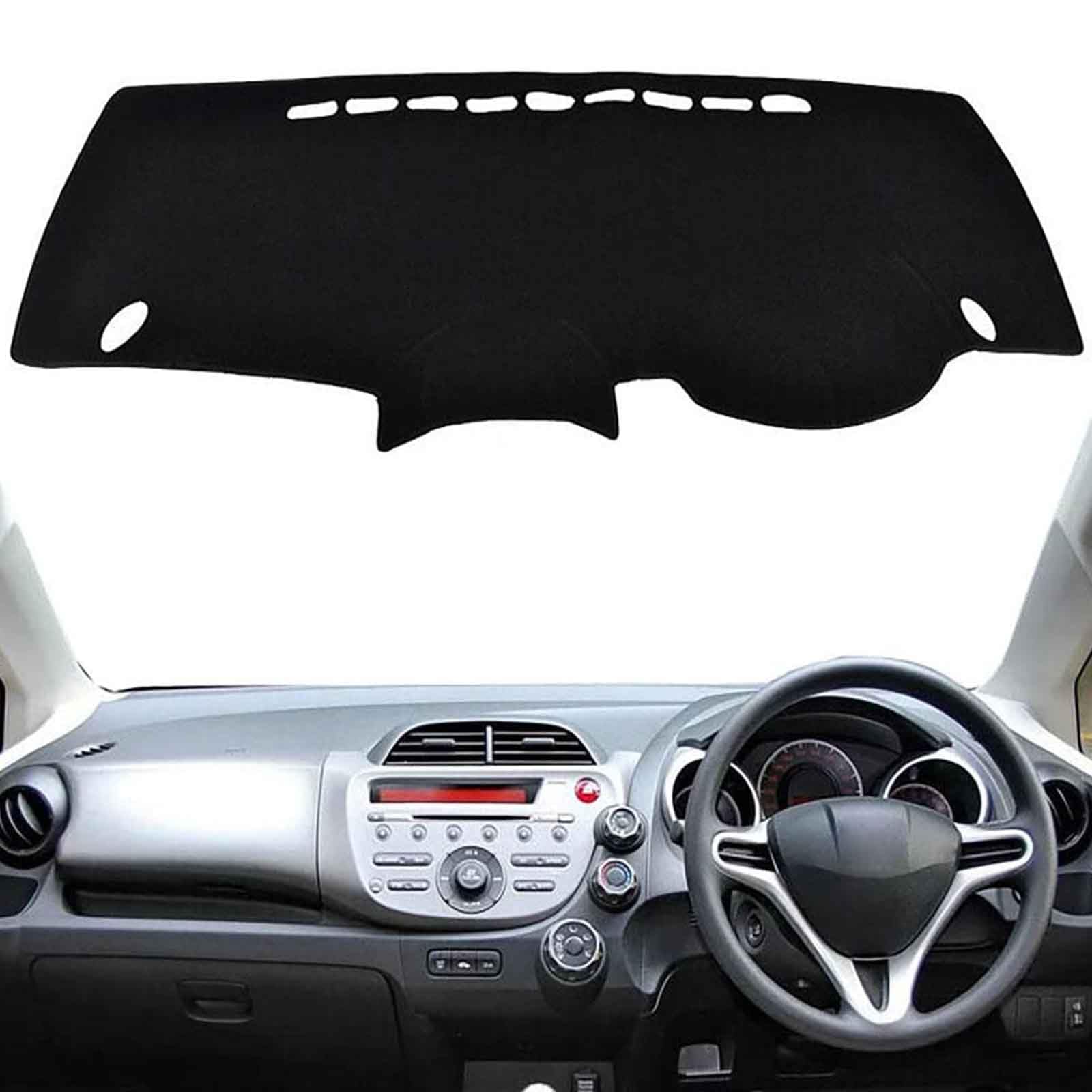 Armaturenbrett Abdeckung Dashmat für Hon-da Fit 2009 2010 2011 2012 2013, Auto Dashboard-Schutz Armaturenbrettmatte Abdeckung rutschfeste Matten Abdeckung für Instrumententafel, RHD Armaturenbrett Abdeckung Dashmat für Hon-da Fit 2009 2010 2011 2012 2013, Auto Dashboard-Schutz Armaturenbrettmatte Abdeckung rutschfeste Matten Abdeckung für Instrumententafel, RHD von YSOLDA