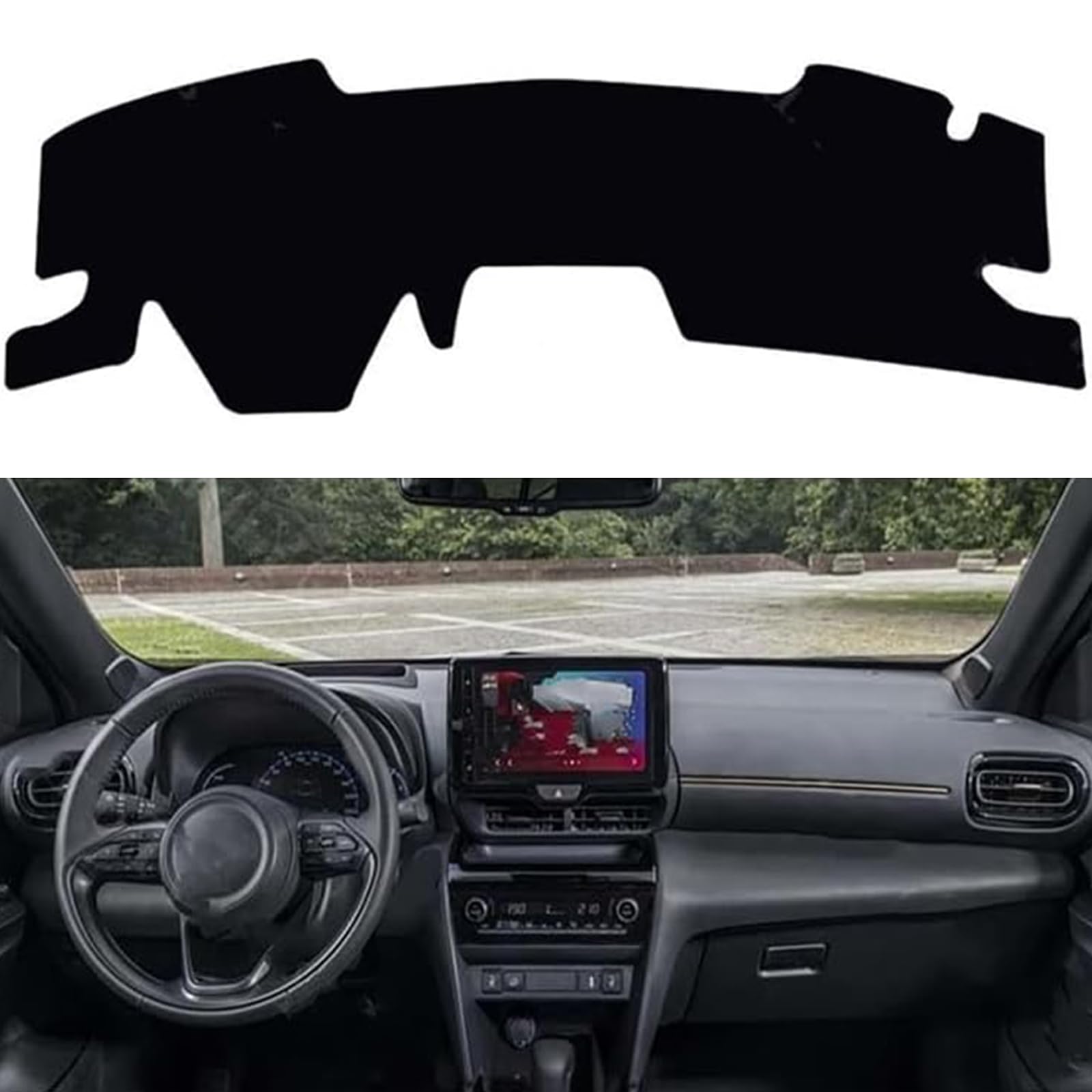 YsoLda Armaturenbrett Abdeckung Dashmat für to-yota Yaris Cross XP210 2021 2022 2023, Auto Dashboard-Schutz Armaturenbrettmatte Abdeckung rutschfeste Matten Abdeckung für Instrumententafel,LHD YsoLda Armaturenbrett Abdeckung Dashmat für to-yota Yaris Cross XP210 2021 2022 2023, Auto Dashboard-Schutz Armaturenbrettmatte Abdeckung rutschfeste Matten Abdeckung für Instrumententafel,LHD von YSOLDA
