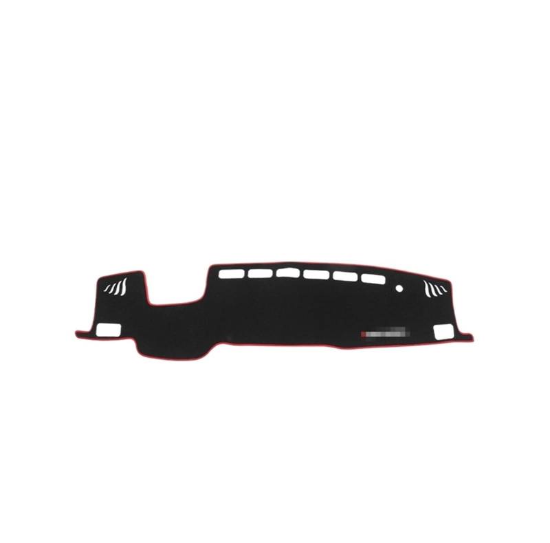 Auto-Abdeckung Für Für Highlander Für Kluger XU70 2020 2021 2022 Auto-Matte rutschfeste Sonnenschutz-Auflage Anti-Schmutz Sunshade(with HUD red) von YSQIFBABD