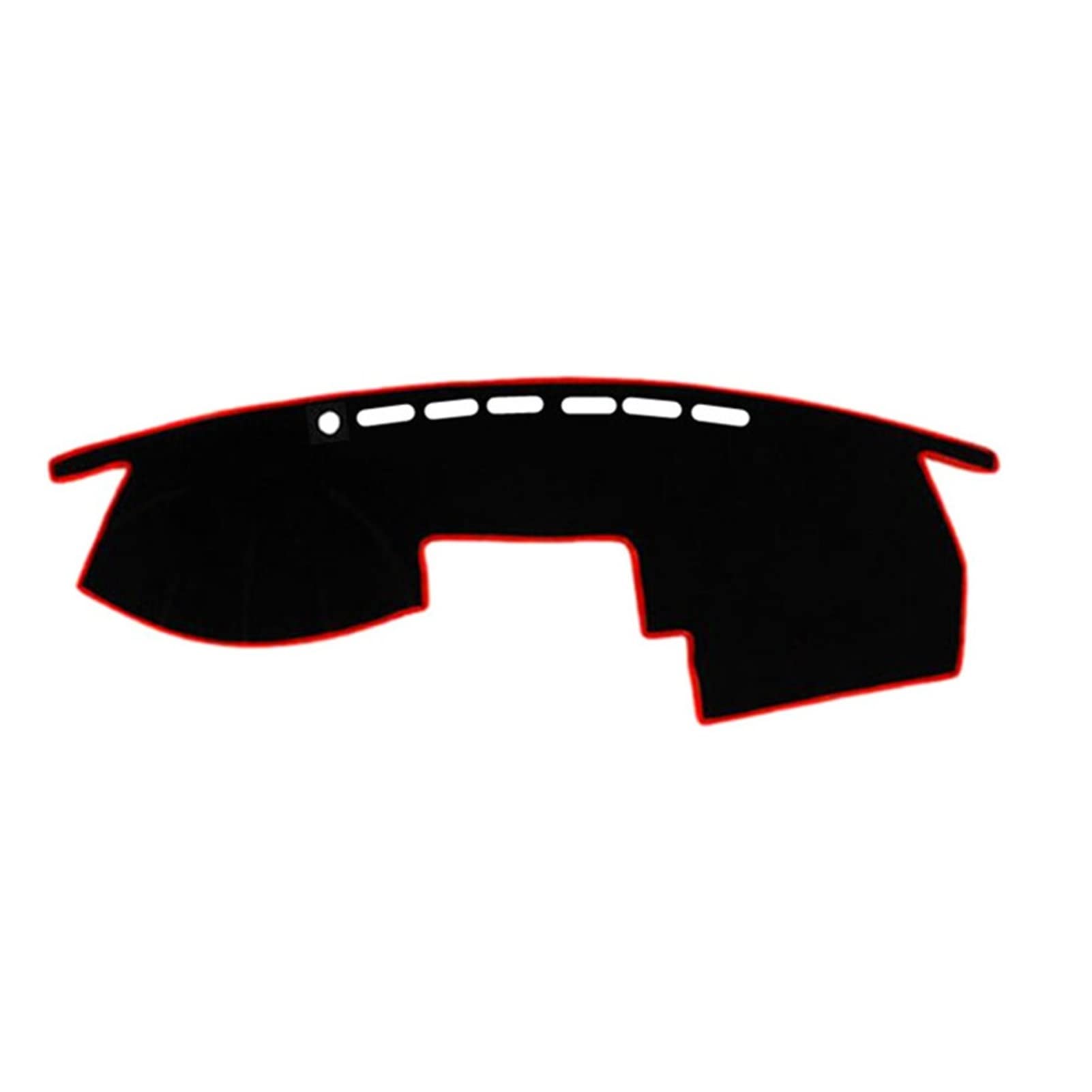 Auto Abdeckung Matte Pad Für Für Mark X 2004 2005 2006 2007 2008 2009 Dash Sonnenschutz Instrument Teppich Anti-Schmutz Sunshade(Red Edge) von YSQIFBABD