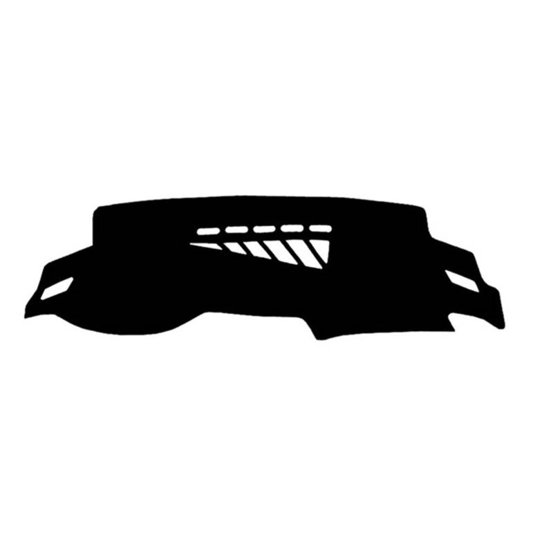 Auto-Abdeckungs-Auflage-Matte Für A4 B8 2008 2009 2010 2011-2015 Dash Anti-UV-Sonnenschutz-Instrument Schützen Teppich Anti-Schmutz Sunshade(Black Edge) von YSQIFBABD
