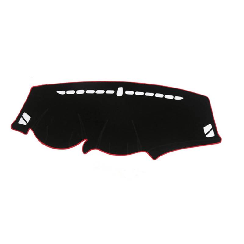 Auto-Abdeckungs-Matten-Auflage-Sonnenschutz-Instrumenten-Teppich Für Für Tucson IX35 2010 2011 2012 2013-2015 Anti-Schmutz Sunshade(Red Side) von YSQIFBABD