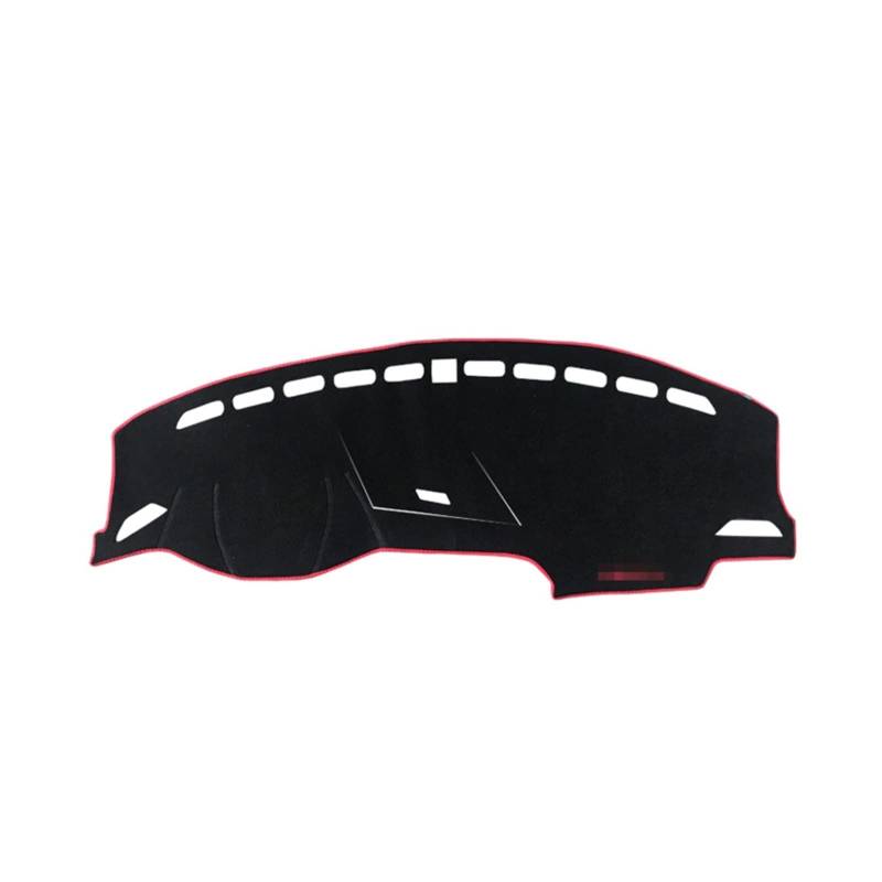 Auto-Abdeckungsmatte Für VW Für Tiguan MK1 MK2 2009-2018 2019 2020 Sonnenschutz-Pad Instrumententafel-Teppiche Anti-Schmutz Sunshade(16-18 Red Side) von YSQIFBABD