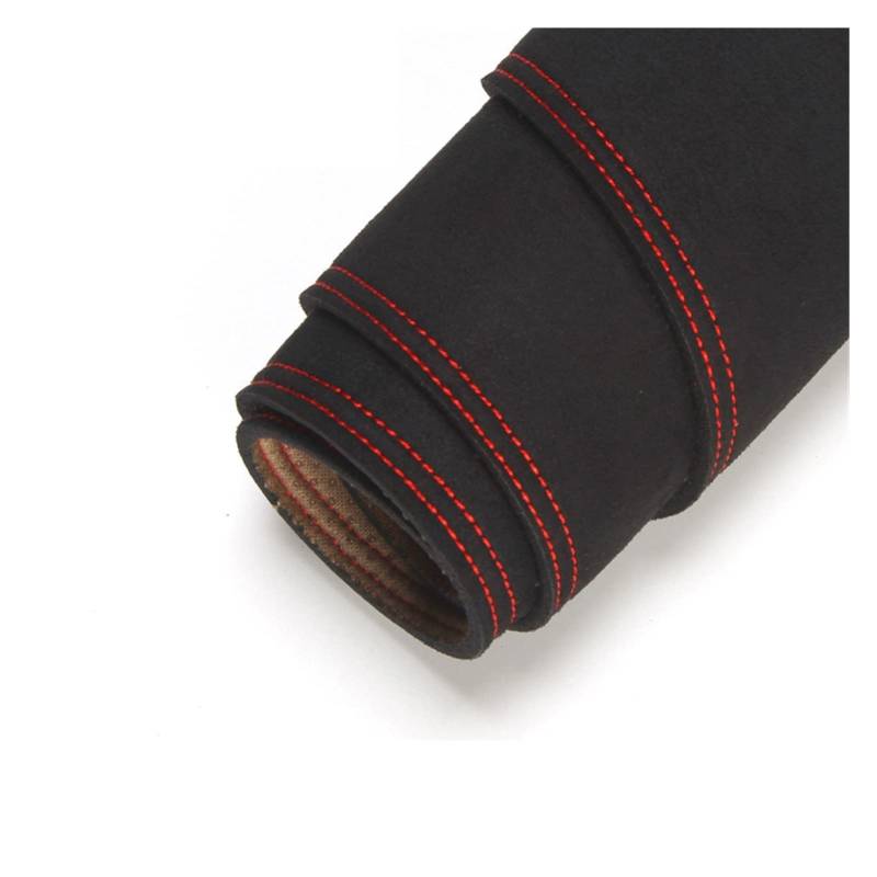 Auto-Matten-Teppich Für Für Panamera 2010-2016 Für Turbo GTS S Anti-UV-Anti-Rutsch-Auto-Matten-Teppiche Anti-Schmutz Sunshade(Leather Velvet red,with Compass) von YSQIFBABD