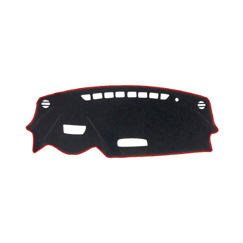 Auto-Schlagmatten-Teppich-Abdeckung Für Mazda Für CX-3 2015 2016 2017 2018 2019 CX3 Auto-Schutz-Sonnenschutz-Teppich Anti-Schmutz Sunshade(Red B,Polyester) von YSQIFBABD