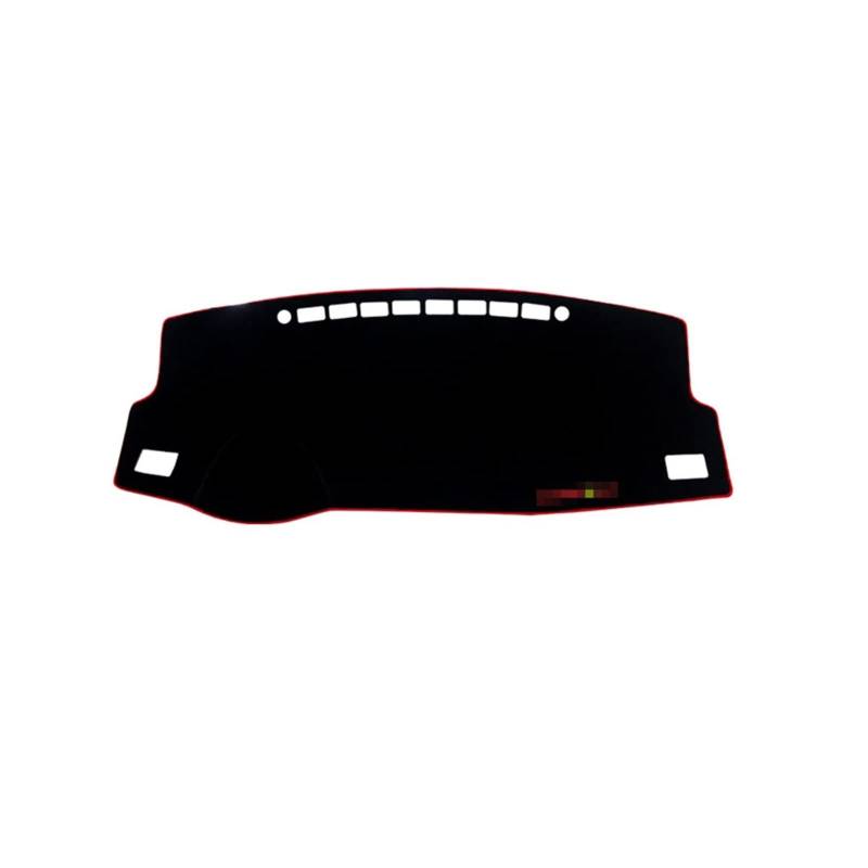 Auto- Vermeiden Pad Für Für Corolla 2014 2015 2016 2017 2018 Instrumentenplattform Schreibtischabdeckung Matten Anti-Schmutz Sunshade(Front Red Side LHD) von YSQIFBABD