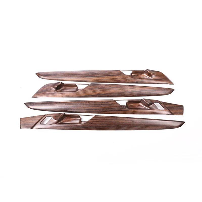 Auto ZubehöR Innenraum ABS Auto Innentür Griff Panel Dekorative Abdeckung Trim Für X1 F48 X2 F47 2016-2021 Auto Innen SchutzhüLle(Pine Wood Grain) von YSQIFBABD