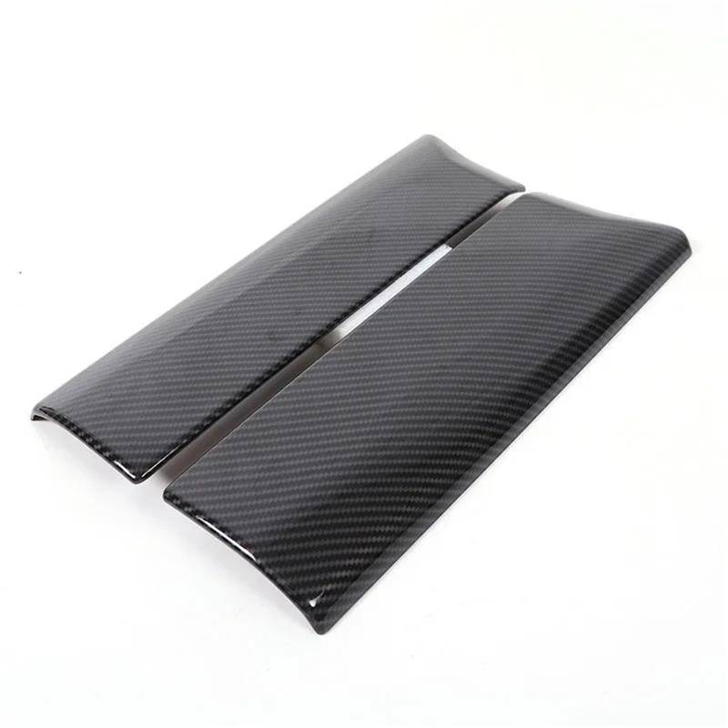 Auto ZubehöR Innenraum ABS-Kohlefasermuster Auto Zentrale Steuerung Armlehne Box Panel Abdeckung Trim Für 5 Series Für G60 2024+ SchutzhüLle von YSQIFBABD