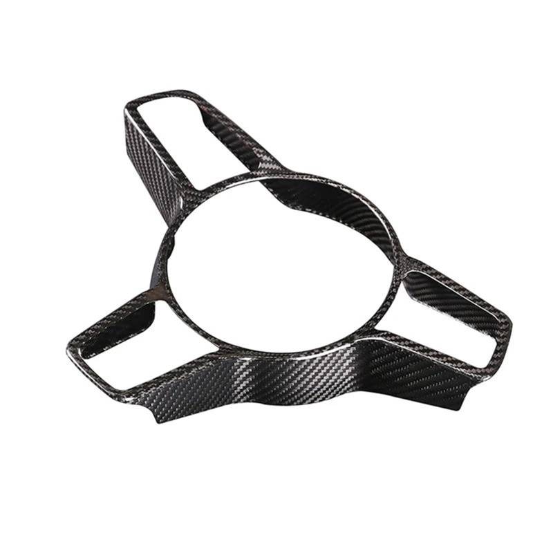 Auto ZubehöR Innenraum Carbon Fiber Auto Lenkrad Rahmen Trim Abdeckung Für Cayenne Für Macan Für Panamera Für Cayman 718 918 SchutzhüLle(Kohlefaser) von YSQIFBABD
