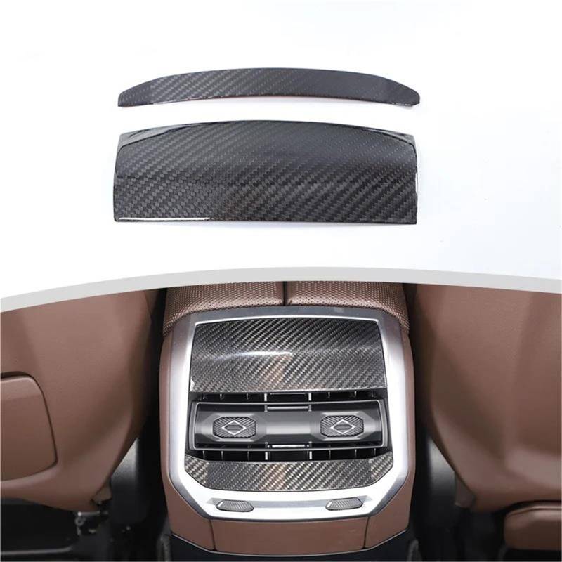 Auto ZubehöR Innenraum Carbon Fiber Für 7 Serie Für G70 2023 + Auto Control Tür Dashboard Getriebe Panel Abdeckung Aufkleber SchutzhüLle(Style 7) von YSQIFBABD