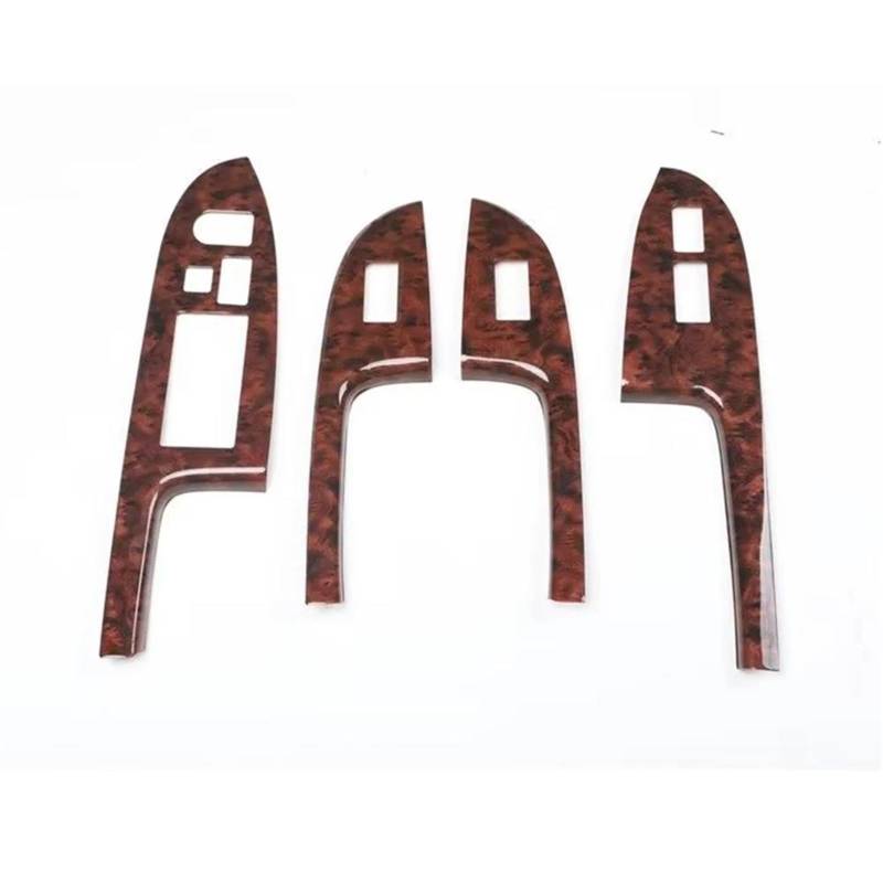 Auto ZubehöR Innenraum Für Accord 7. 2004–2007 RHD Autotür Armlehne Fensterheber Schalter Abdeckung Trim ABS Styling Formteile 4 Stück SchutzhüLle(Agate Color) von YSQIFBABD