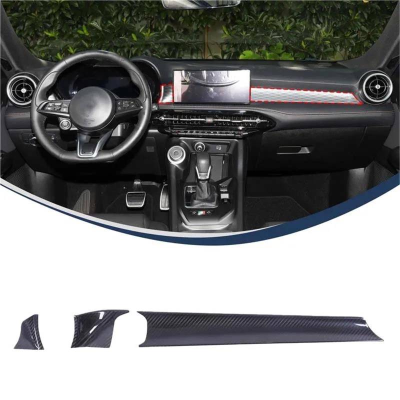 Auto ZubehöR Innenraum Für Alfa Für Romeo Für Tonale 965 2022-2024 Car Center Control Instrument Dekorativer Panel-Aufkleber SchutzhüLle von YSQIFBABD