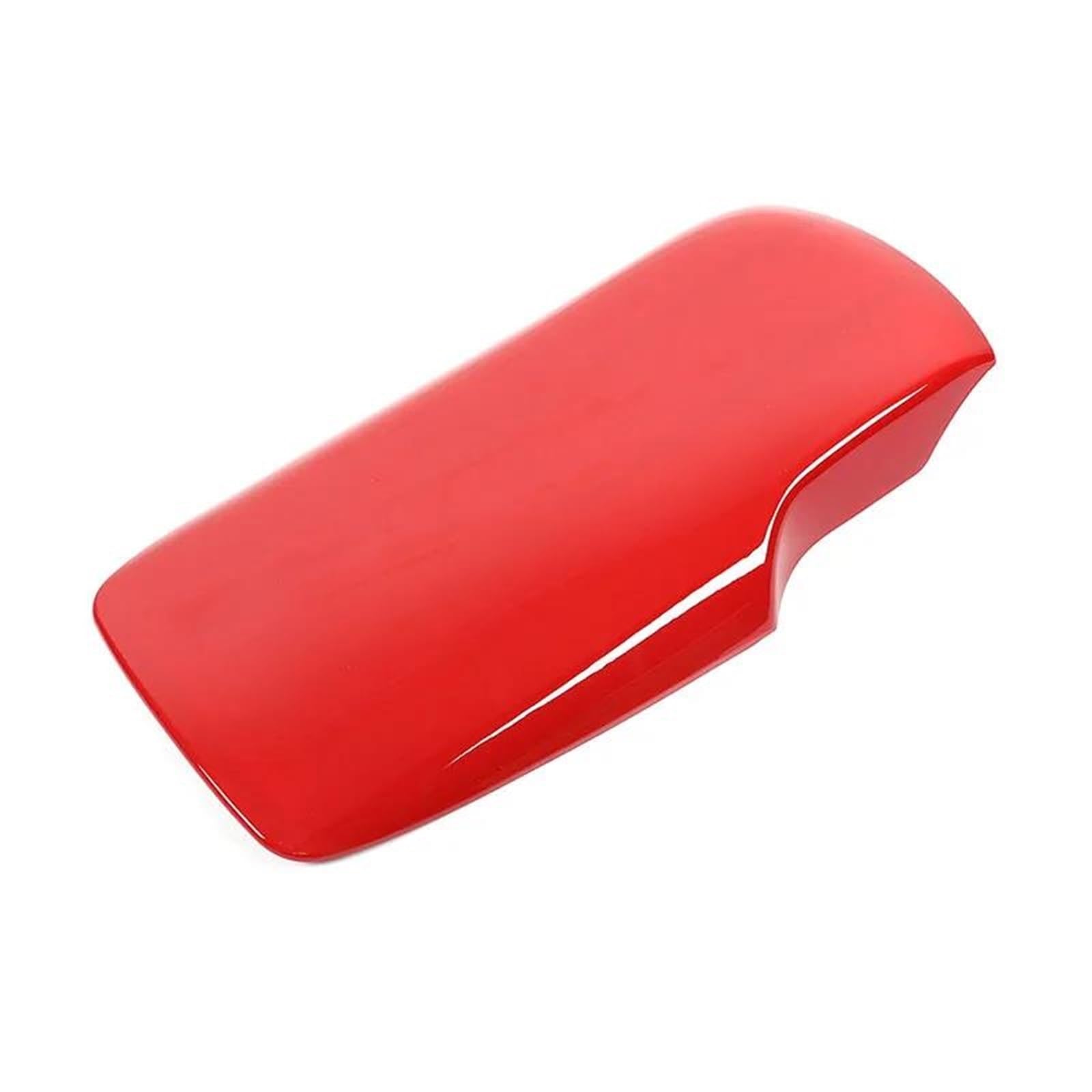 Auto ZubehöR Innenraum Für Chevy Für Corvette C6 2005-2013 ABS Carbon Fiber Pattern Central Control Armlehne Box Schutzabdeckung SchutzhüLle(Rot) von YSQIFBABD