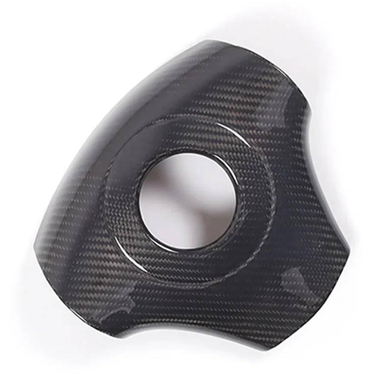 Auto ZubehöR Innenraum Für Chevy Für Corvette C6 2005-2013 Carbon Fiber Auto Lenkrad Abdeckung Trim Aufkleber Auto Zubehör SchutzhüLle(Kohlefaser) von YSQIFBABD