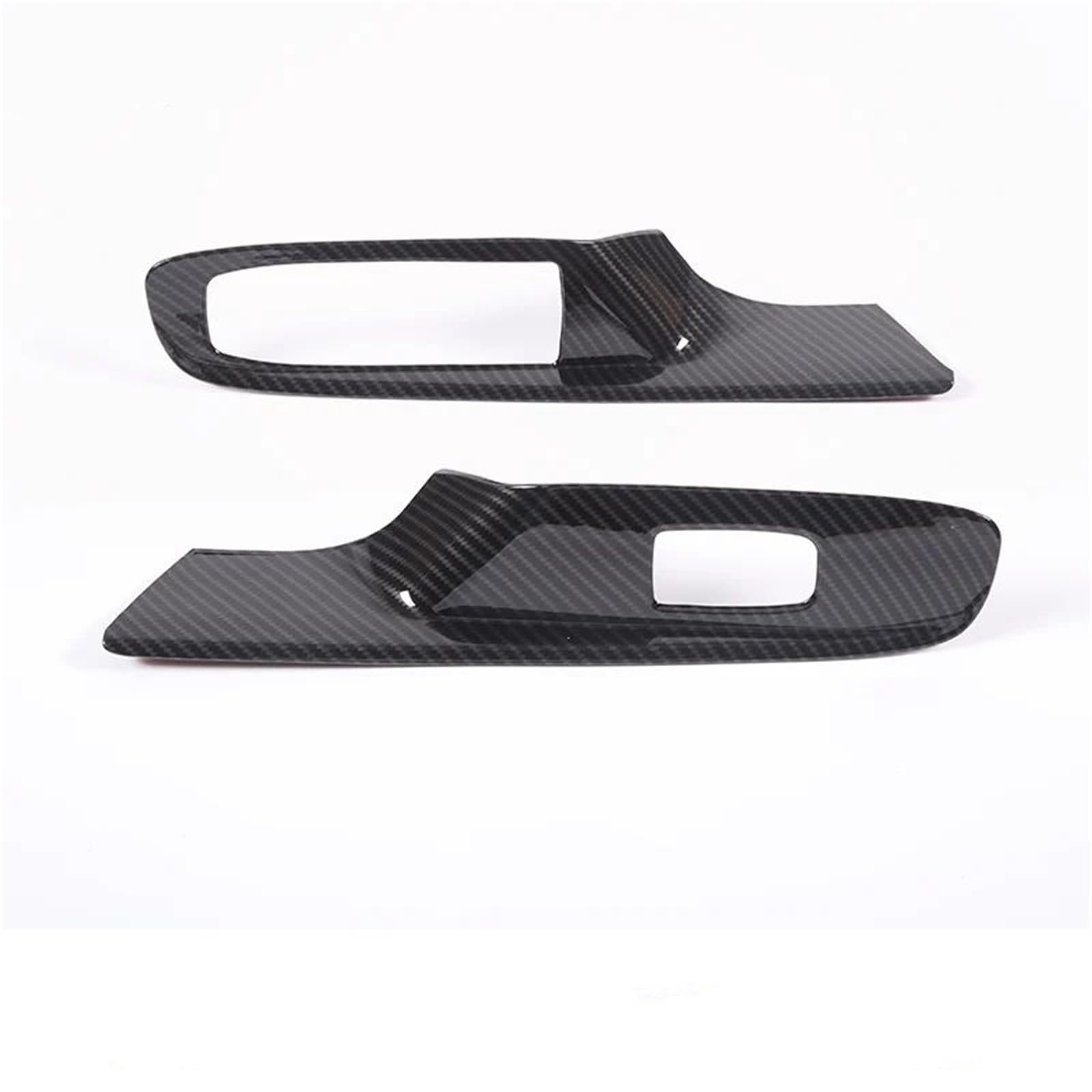 Auto ZubehöR Innenraum Für Chevy Für Corvette C8 2020-2024 Auto ABS Autokonsole Gangschaltung Panel Abdeckung Tür Armlehne Zieraufkleber SchutzhüLle(Carbon Texture 25) von YSQIFBABD