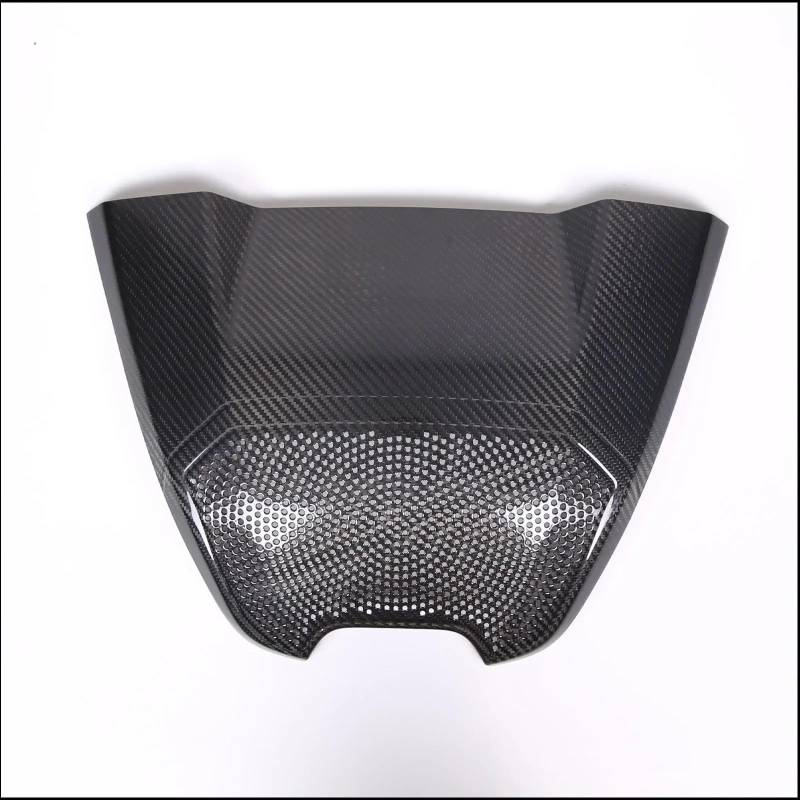 Auto ZubehöR Innenraum Für Chevy Für Corvette Für C8 Z51 Z06 2020+ Hecklautsprecher Obere Abdeckung Verkleidung Carbon Fiber Interieur SchutzhüLle(Manual Black) von YSQIFBABD
