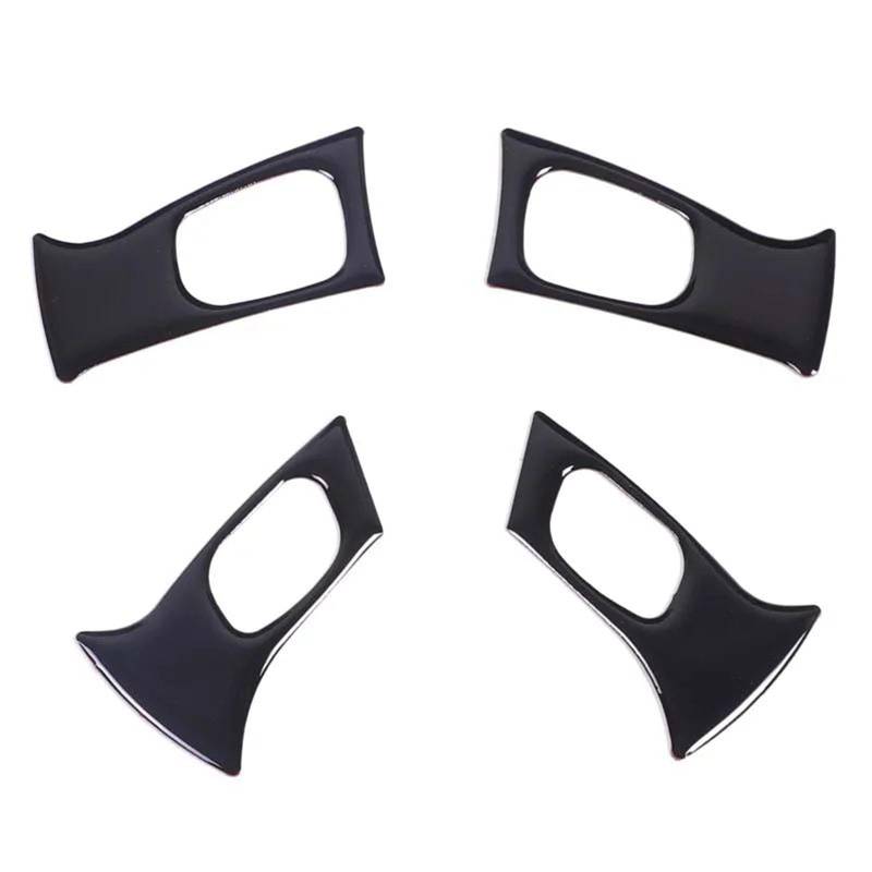 Auto ZubehöR Innenraum Für Hummer Für H2 2003-2007 PVC Schwarz Auto Lenkrad Abdeckung Trim Aufkleber Dekoration Auto Zubehör SchutzhüLle von YSQIFBABD
