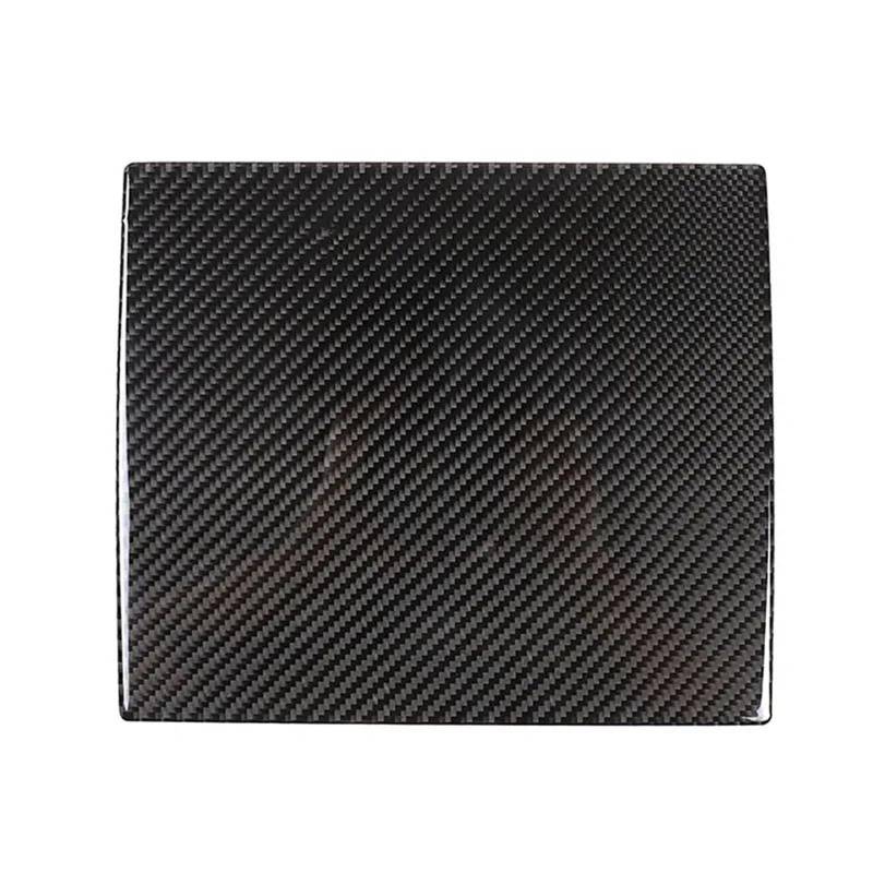 Auto ZubehöR Innenraum Für Hummer Für H2 2003-2007 Weiche Kohlefaser-Textur Auto Mittelkonsole Armlehne Box Slot Pad Aufkleber SchutzhüLle(Schwarz) von YSQIFBABD