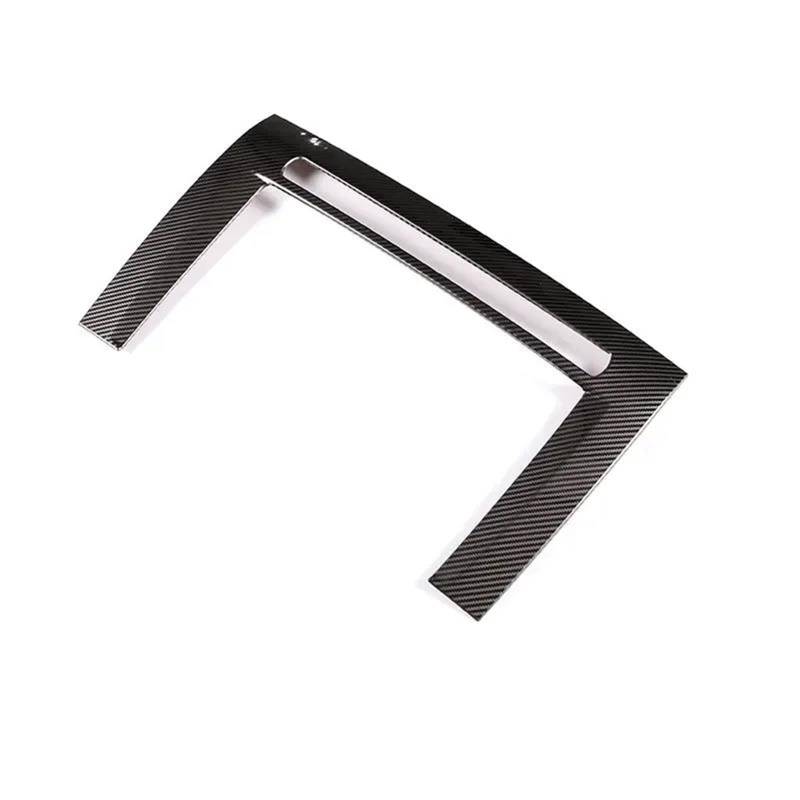 Auto ZubehöR Innenraum Für Hummer Für H3 2005-2009 Edelstahl Auto Zentrale Steuerung CD Panel Abdeckung Trim Aufkleber Zubehör SchutzhüLle(Carbon Pattern) von YSQIFBABD