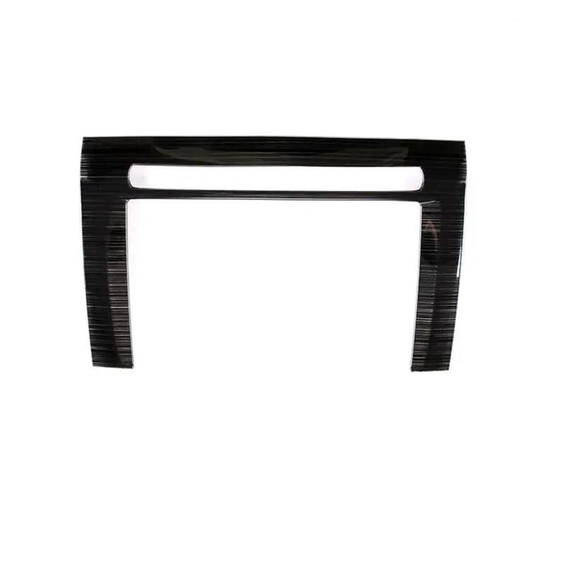 Auto ZubehöR Innenraum Für Hummer Für H3 2005-2009 Edelstahl Auto Zentrale Steuerung CD Panel Abdeckung Trim Aufkleber Zubehör SchutzhüLle(Schwarz) von YSQIFBABD