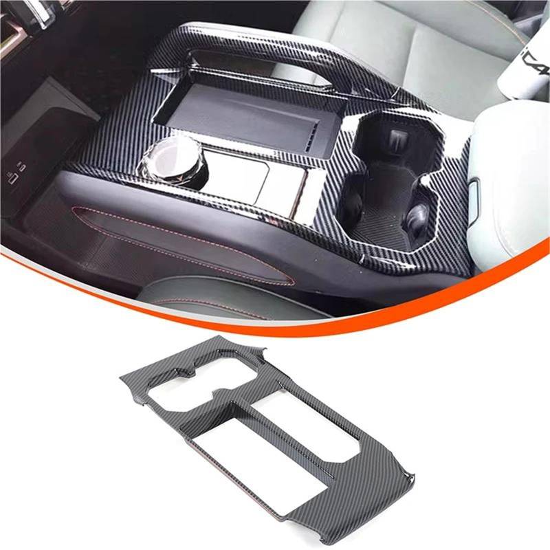 Auto ZubehöR Innenraum Für Jaecoo J6 Für Icar 03 Innentürgriff Schalthebel Panel Lenkradabdeckung Kohlefasermuster SchutzhüLle(Carbon Texture 2) von YSQIFBABD