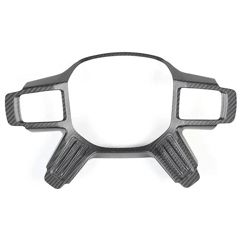 Auto ZubehöR Innenraum Für Land Für Rover Für Defender 90 110 2020-2024 Auto Lenkrad Dekorative Rahmen Aufkleber Auto Innen SchutzhüLle(Matte carbon) von YSQIFBABD