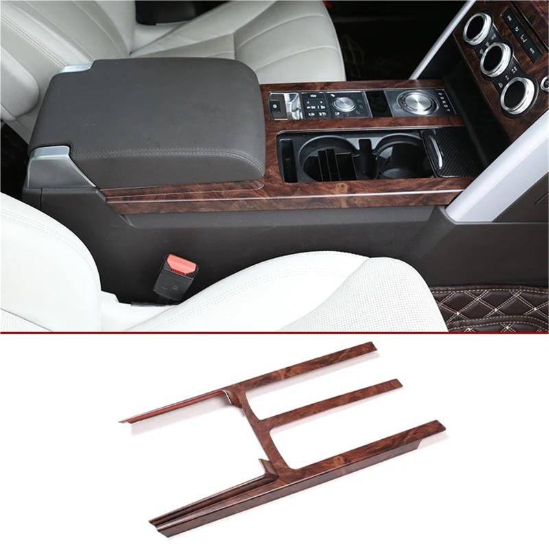 Auto ZubehöR Innenraum Für Land Für Rover Für Discovery 5 LR5 2017-2020 LHD ABS Car Center Control Shift Panel Dekorationsaufkleber SchutzhüLle(Rose wood) von YSQIFBABD