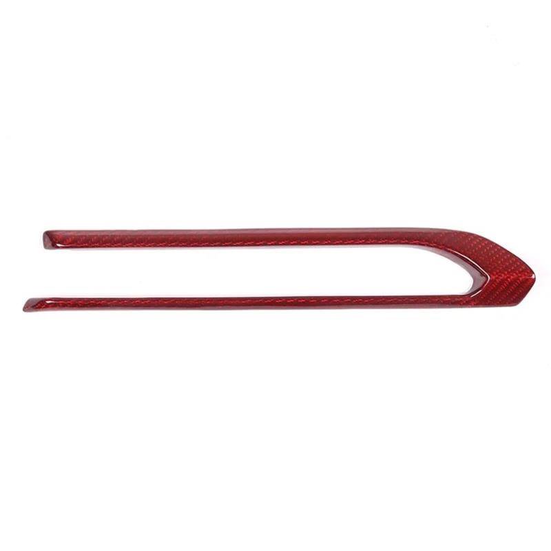 Auto ZubehöR Innenraum Für Mazda Für MX-5 2016-2023 Carbon Fiber Muster Center Control Air Outlet Rahmen Dekorative Aufkleber Innen SchutzhüLle(Rot) von YSQIFBABD