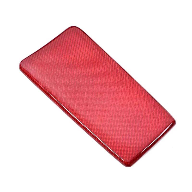 Auto ZubehöR Innenraum Für Mazda Für MX-5 2016-2024 Carbon Fiber Car Center Console Armlehne Box Dekorative Abdeckung Aufkleber Innen SchutzhüLle(Style C) von YSQIFBABD