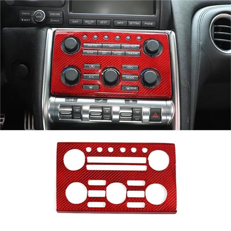 Auto ZubehöR Innenraum Für Nissan Für GTR R35 2008-2016 Center Volume Panel Rahmen Trim Auto Trim Center Volume Panel Trim Rahmen SchutzhüLle(Style 2-LHD) von YSQIFBABD