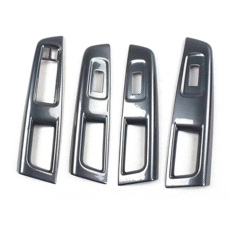 Auto ZubehöR Innenraum Für Subaru Für Forester 2008-2012 LHD RHD Auto Fensterheber Schalter Abdeckung Stying Innen Auto Zubehör ABS SchutzhüLle(RHD) von YSQIFBABD