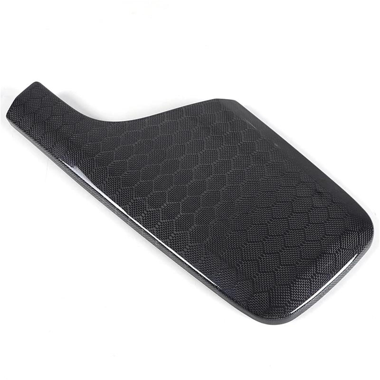 Auto ZubehöR Innenraum Für Taycan 2019-2024 Carbon Fiber Car Center Console Armlehne Box Dekorative Abdeckung Aufkleber Auto Innen SchutzhüLle(Style B) von YSQIFBABD