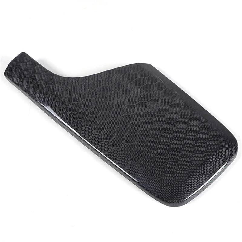 Auto ZubehöR Innenraum Für Taycan 2019-2024 Carbon Fiber Car Center Console Armlehne Box Dekorative Abdeckung Aufkleber Auto Innen SchutzhüLle(Style B) von YSQIFBABD