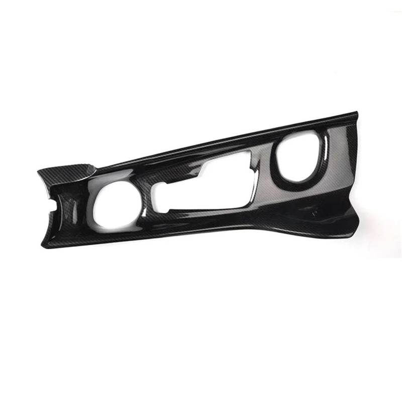 Auto ZubehöR Innenraum Für Toyota Für CHR 2018-2021 LHD Auto Getriebe Shift Wasser Tasse Halter Panel Abdeckung Rahmen Trim Auto Formteil SchutzhüLle(Carbon Pattern) von YSQIFBABD