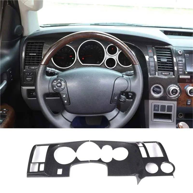 Auto ZubehöR Innenraum Für Toyota Für Tundra 2007-2013 ABS Auto Armaturenbrett Große Panel Dekorative Abdeckung Aufkleber Auto Innen Teile SchutzhüLle(Style 1) von YSQIFBABD