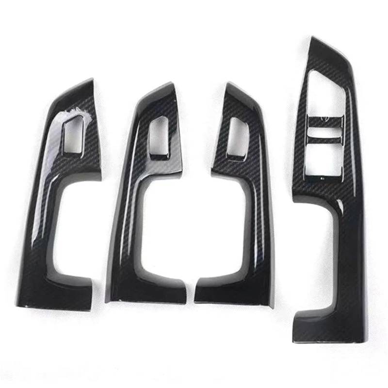 Auto ZubehöR Innenraum Für VW Für Sagitar 2015-2018 Auto Fensterheber Schalter Panel Abdeckung Aufkleber ABS Auto Styling Trim 4Pcs SchutzhüLle(Carbon Pattern) von YSQIFBABD