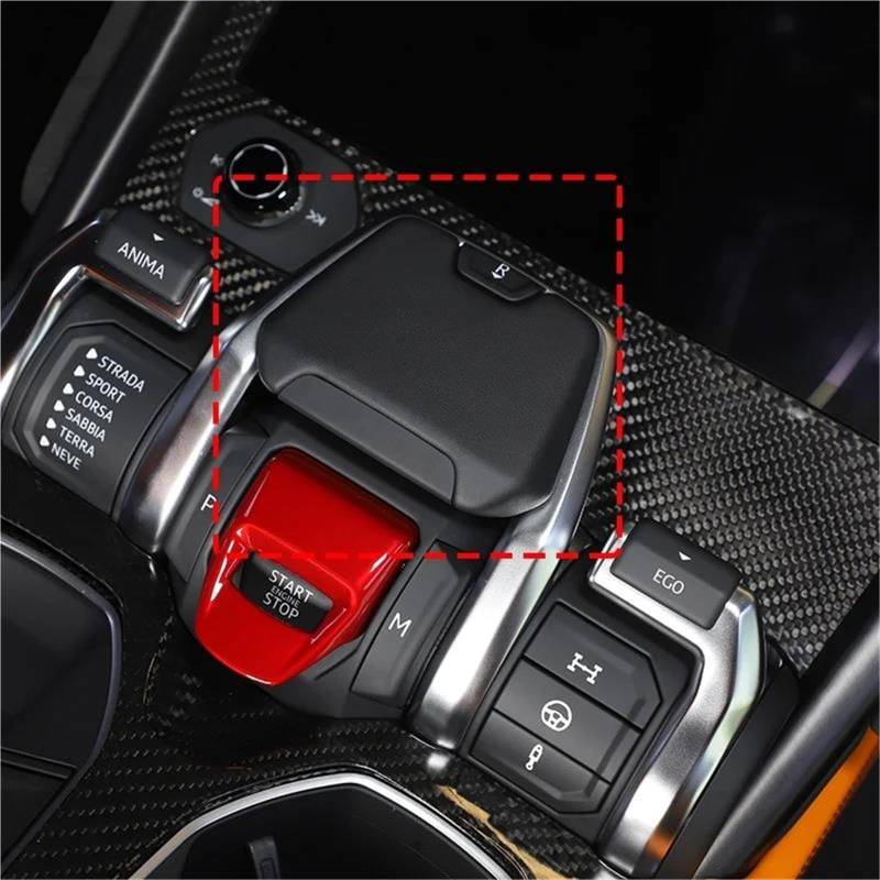 Auto ZubehöR Innenraum Matte Carbon Fiber Für URUS 2018-2023 Auto Dashboard Panel Center Klimaanlage Vents Dekoration Aufkleber SchutzhüLle(Style 2) von YSQIFBABD