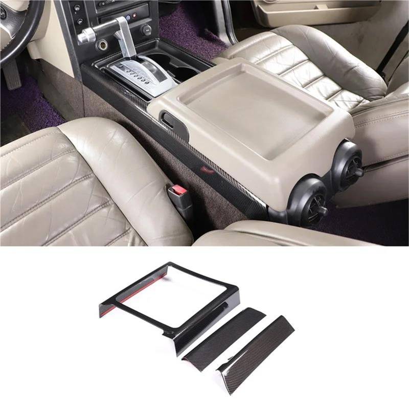 Auto ZubehöR Innenraum Mittelkonsole Schalthebelrahmen Dekoration Abdeckung Verkleidung Für Hummer Für H2 2003-2007 ABS Auto Innenraum SchutzhüLle(Carbon pattern) von YSQIFBABD