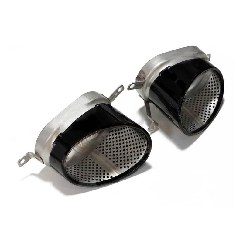 Endrohrblenden 1 Set 304 Edelstahl Auspuffrohr Schwarz Schalldämpfer Für A4 A5 A6 A7 RS3 RS4 RS6 RS7 Schalldämpfer Spitze Endrohr Auto Auspuff Auto Auspuffblende(Schwarz) von YSQIFBABD