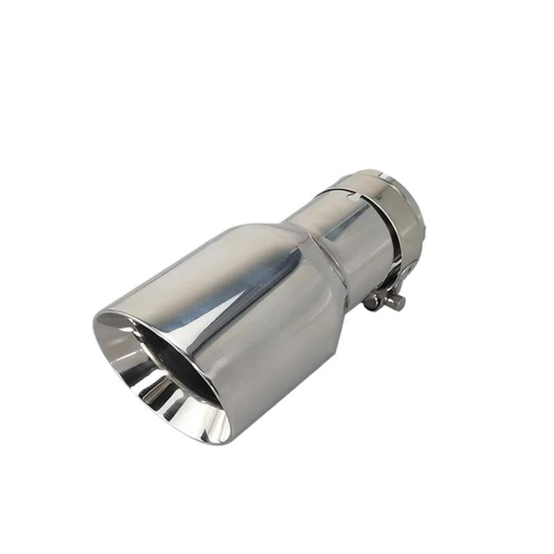 Endrohrblenden 1 Stück 304 Edelstahl Universal Auspuffanlage Ende Chrom Rohr + Auto Auspuffblende Auto Auspuffblende(Inlet63 outlet89mm) von YSQIFBABD