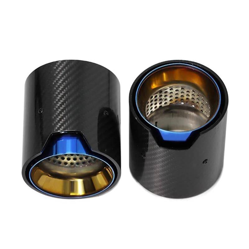 Endrohrblenden 1 Stück Carbon-Auspuff Für G42 225i 230i 216i 220i 2er-Serie Schalldämpfer Header Endrohr Auspuffanlage Düse Auto Auspuffblende(Carbon C) von YSQIFBABD