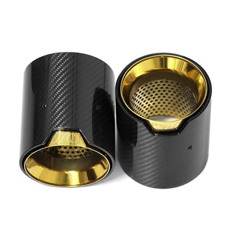 Endrohrblenden 1 Stück Carbon-Auspuff Für G42 225i 230i 216i 220i 2er-Serie Schalldämpfer Header Endrohr Auspuffanlage Düse Auto Auspuffblende(Carbon E) von YSQIFBABD