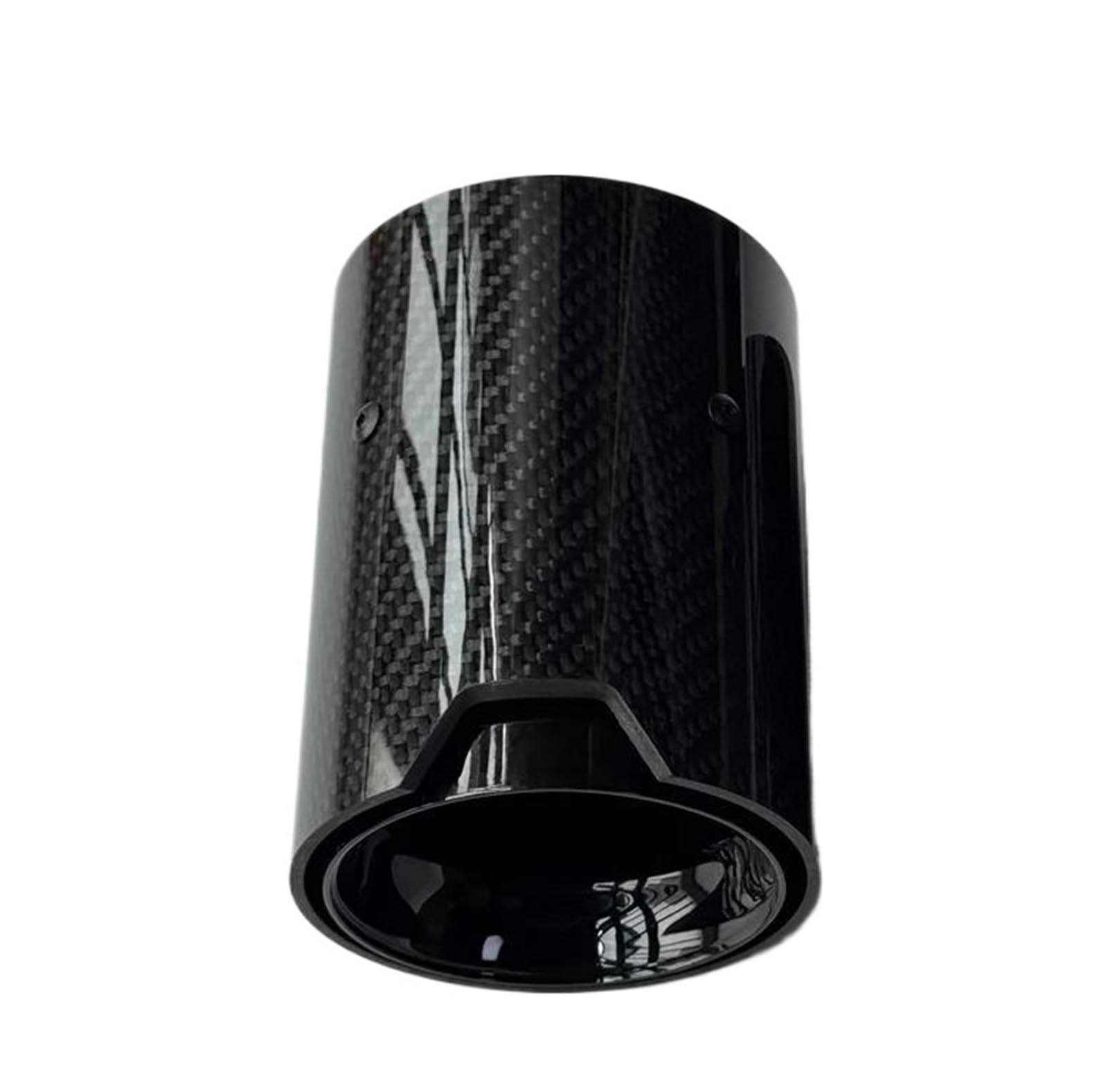 Endrohrblenden 1 Stück Glänzend Schwarz Für F87 F80 F82 F83 F90 Für M2 Für M3 Für M4 Für M5 Carbon Auspuff Spitze Endrohr Schalldämpfer Düse Auto Auspuffblende(ID 54MM-OD 80MM) von YSQIFBABD