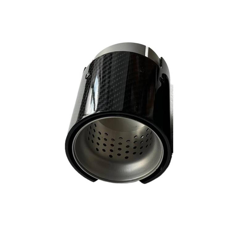 Endrohrblenden 1 Stück Glänzend Silber Für F87 F80 F82 F83 F90 Für M2 Für M3 Für M4 Für M5 Carbon-Auspuffspitzen Endrohr Muffeldüsen Auto Auspuffblende(ID 51MM-OD 105MM) von YSQIFBABD