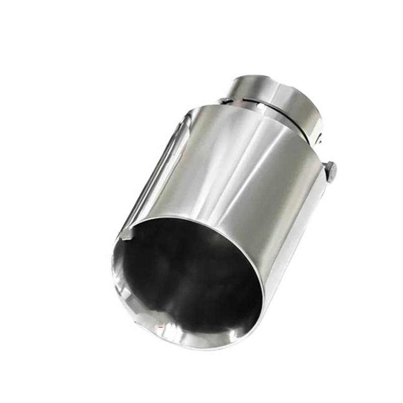 Endrohrblenden 1 Stück Universal-Auspuffblende 304 Edelstahl Auto-Auspuffblende Endrohr Schräge Öffnung Auto-Auspuffblende 63 Mm Einlassspitzen Auto Auspuffblende(ID54MM OD114MM) von YSQIFBABD