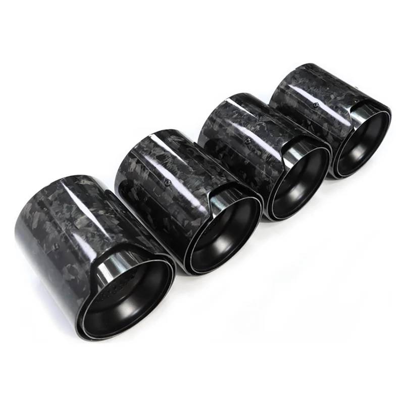 Endrohrblenden 4 PCS Für M2 Für M3 Für M4 Auspuffblende F80 F82 F83 F87 Tuning Für MP Carbon Faser Endrohr Edelstahl Schalldämpfer Auto Auspuffblende(Carbon B) von YSQIFBABD