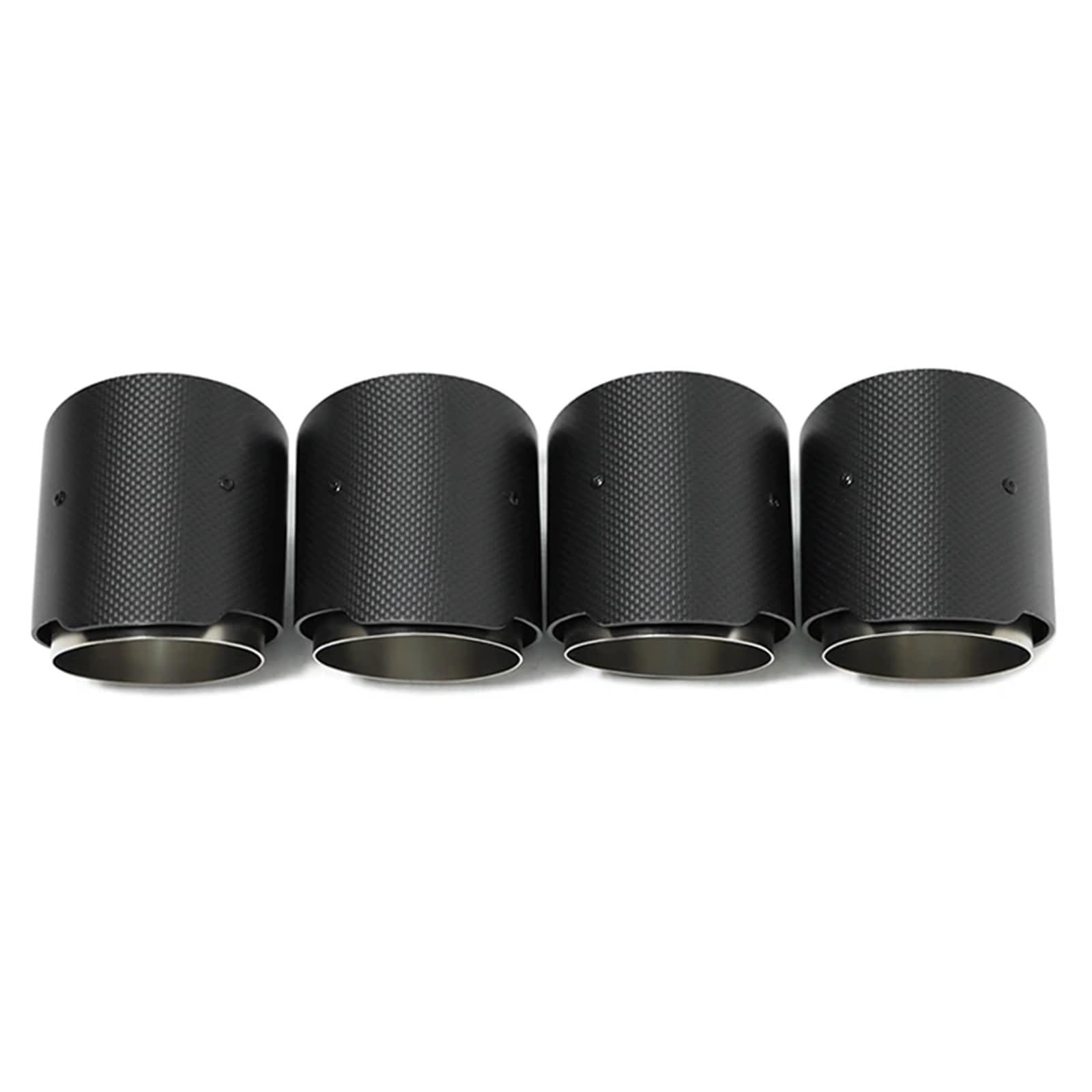 Endrohrblenden 4 Stücke Auto Auspuffblende Für X3M X4M F97 F98 Schalldämpfer Spitze Carbon Faser Auspuffrohr Direkt Stecker Düse Endrohr Auto Auspuffblende(Carbon D) von YSQIFBABD